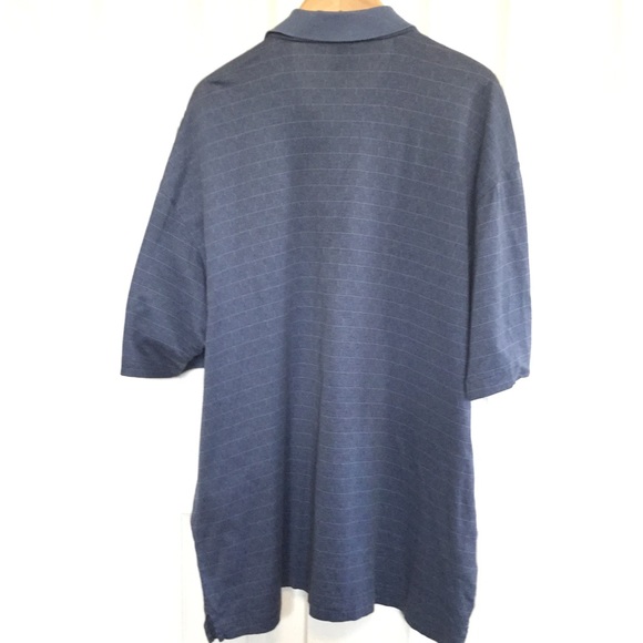 Nike Golf Windowpane Polo Navy sz XL - Picture 2 of 3